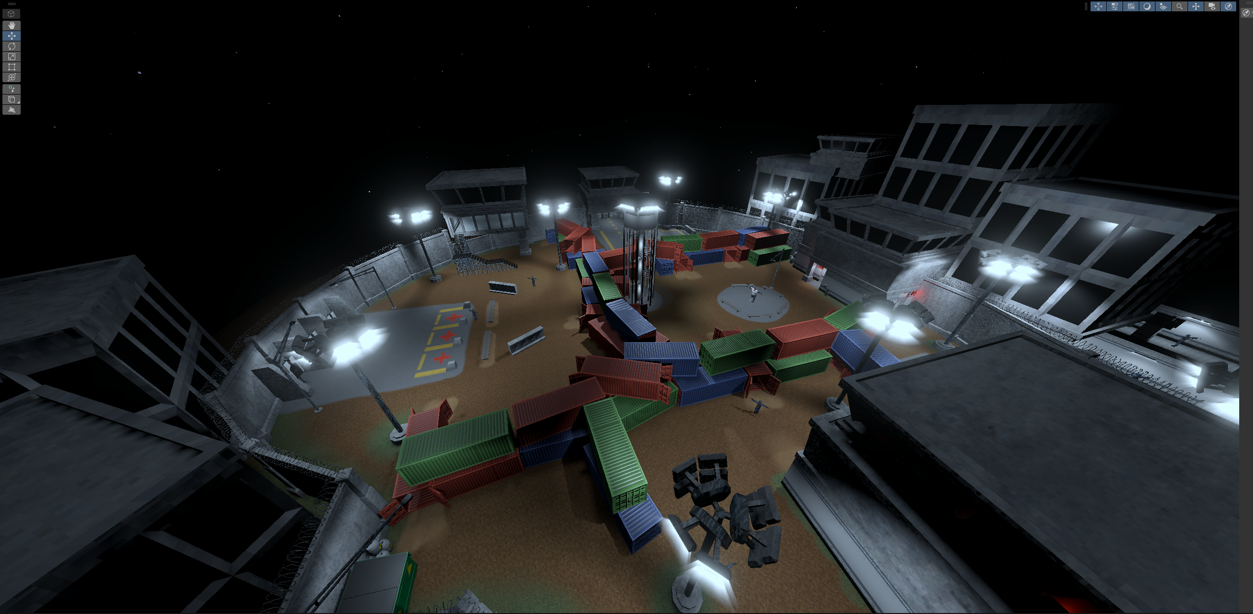 Courtyard encounter overview